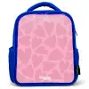 Roze hartjes patroon Kinderrugzak - Blauw middel -3d