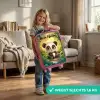 Panda - Bamboebos - Groen Kinderkoffer - Roze klein -sfeer2_NL