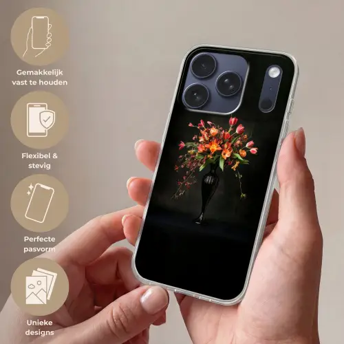 Sierlijk - Boeket - Vaas Telefoonhoesje iPhone 17 Pro klein -sfeer3_NL