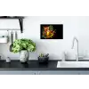Olijfolie - Graffiti - Peper - Olijven - Modern Muursticker klein -keuken