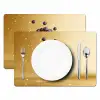 Pannenkoeken - Eten - Honing - Geel Placemat vinyl groot -zzsfeer2_Kitchenyeah-website