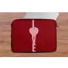 Love - Hart - Rood laptophoes neopreen klein -tafel