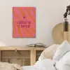 Quote - Zomer - Roze PET vilt klein -sfeer3