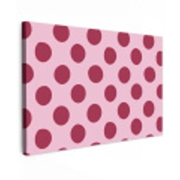 Stippen - Patroon - Bordeaux canvas 2cm klein 34 -z3d