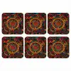 Mandala - Cirkels - Patronen onderzetter kurk middel -3d
