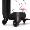 Flamingo feestje NBS - Handbagage koffer - Kinderen Unisex middel -wiel