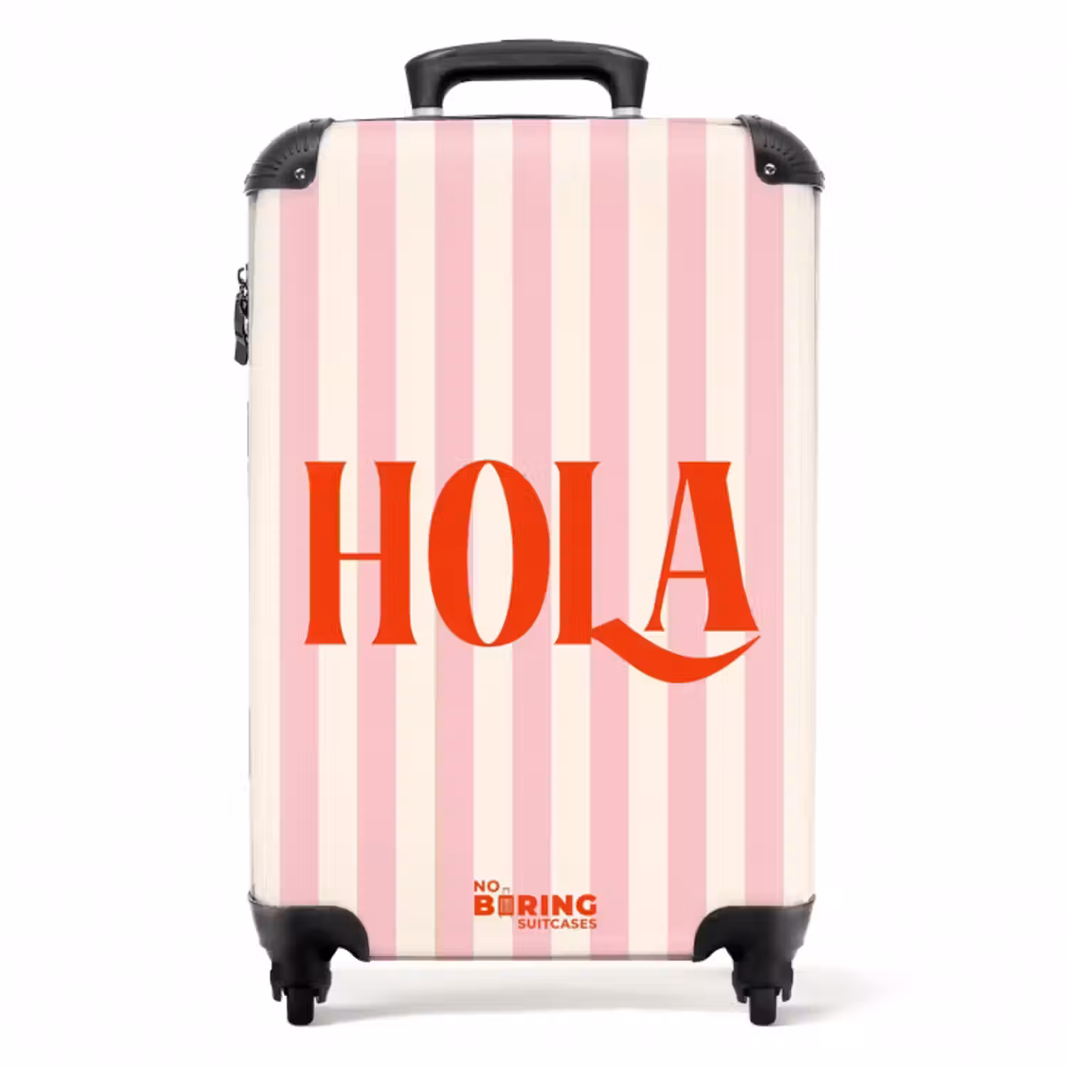 Koffer - Zitate - Hola Puderrosa und heller Pfirsich