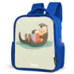 Otter - Strandbal - Water Kinderrugzak - Blauw middel -schuin