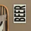 Beer - Vintage - Zwart - Beige canvas 2cm klein -sfeer3