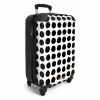 Ruwe stippen in rastervorm NBS - Handbagage koffer - Kinderen Unisex middel -productfoto_3d