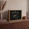 Discoballen - Minimalistisch - Zwart Light Box met batterij (Wandlamp) middel -sfeer2