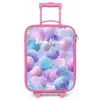 Gekleurde schelpen op een paarse achtergrond Kinderkoffer - Roze klein -zz3dotto