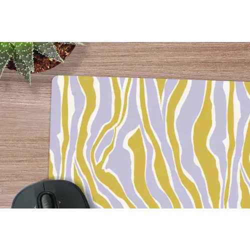 Zebra - Modern - Meerkleurig muismat rubber klein 262 -closeup