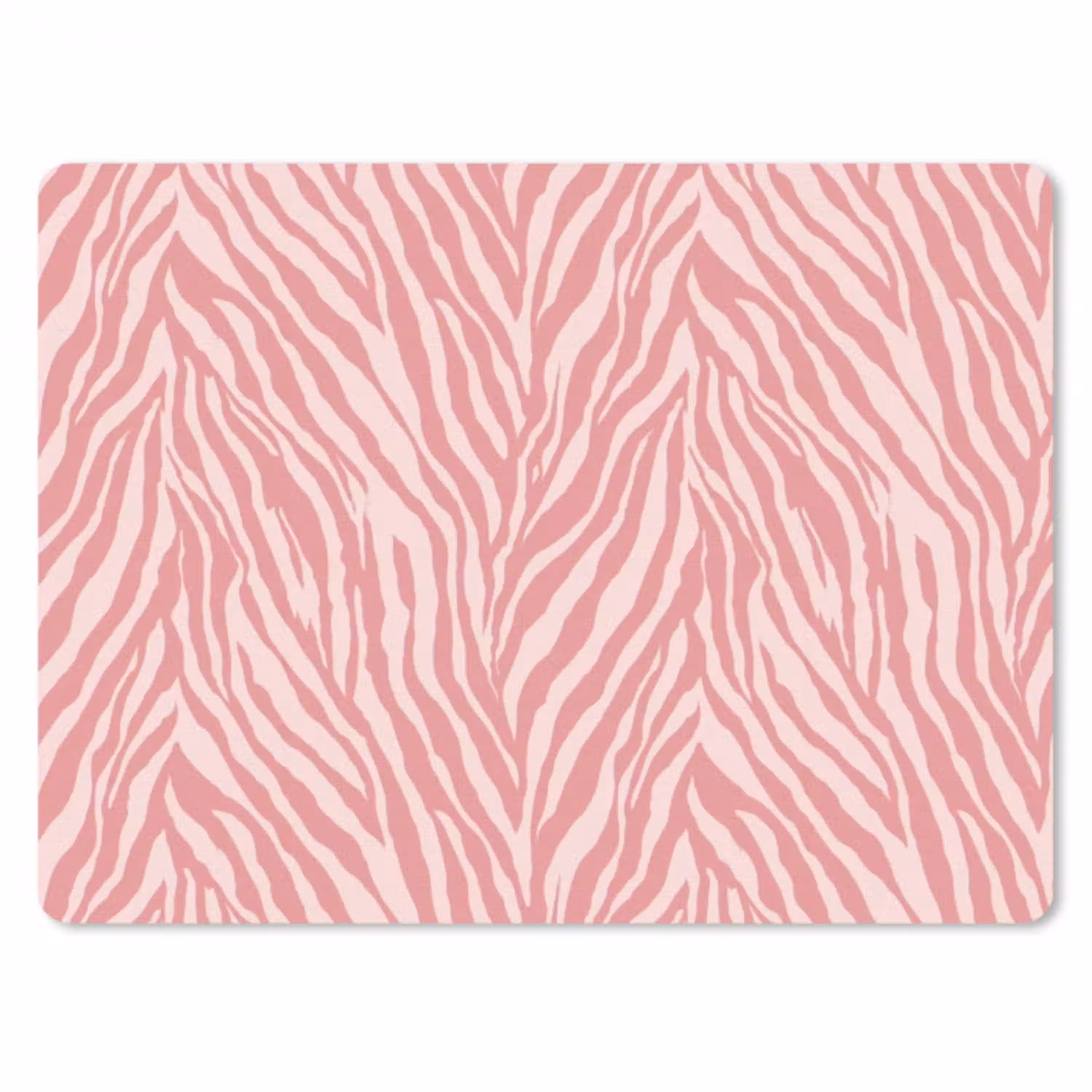 Zebra - Print - Roze muismat rubber klein 262 -3d