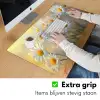 Madeliefjes - Wit - Zonlicht Muismat XXL klein -sfeer3