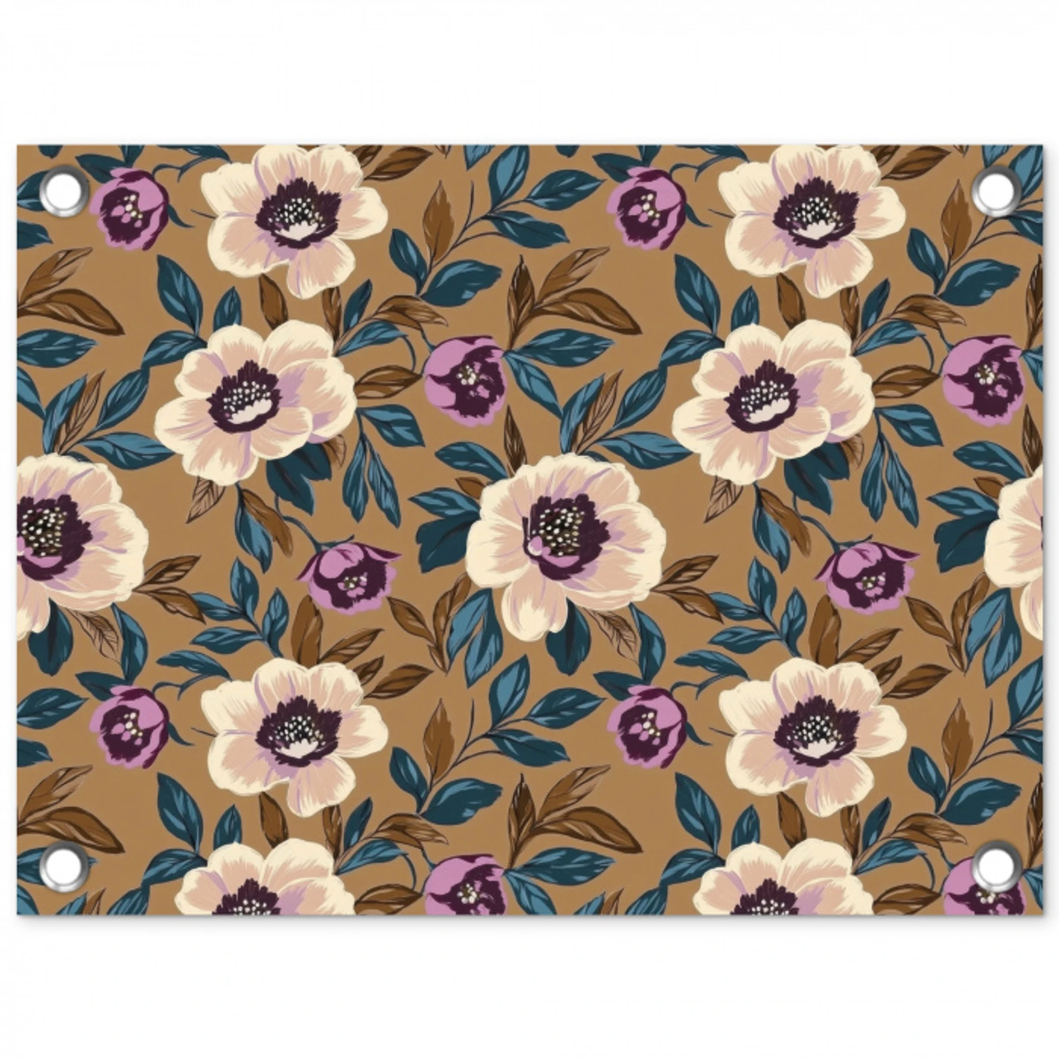 Floraal - Stilleven - Kleurrijk tuinposter los doek klein 239 -3d