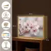 Bloesems - Meeldraden - Geel - Wazig Light Box met batterij (Wandlamp) middel -USP_websiteoverzichtNL