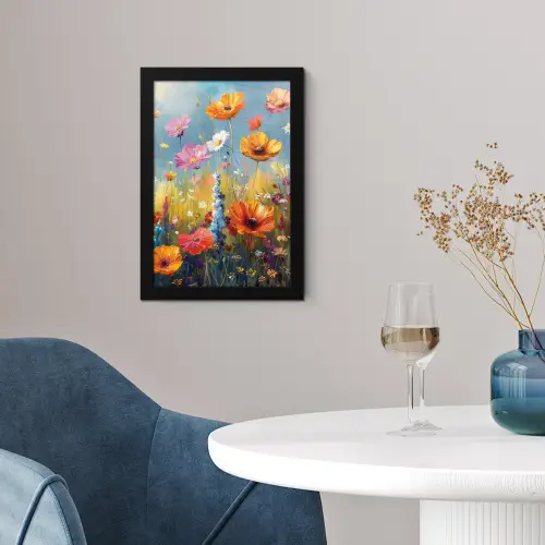 Bloemen - Natuur - Botanisch - Kunst fotolijst zwart zonder passe partout klein -sfeer4