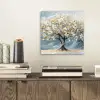 Boom - Winter - Levensboom - Modern - Goud aluminium wit klein -sfeer1