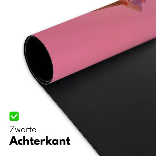Hoorntje - Schepijs - Roze Muismat XXL klein -sfeer2