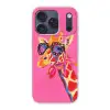 Giraf - Roze - Bril - Sjaal Telefoonhoesje iPhone 17 Pro klein -3d