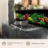Groente - Splash - Zwart keuken achterwand 2 middel -usp_IT