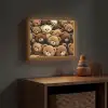 Teddybeer - Knuffel - Bruin - Beer - Jongens - Meisjes Light Box met batterij (Wandlamp kind) middel -sfeer5_kind