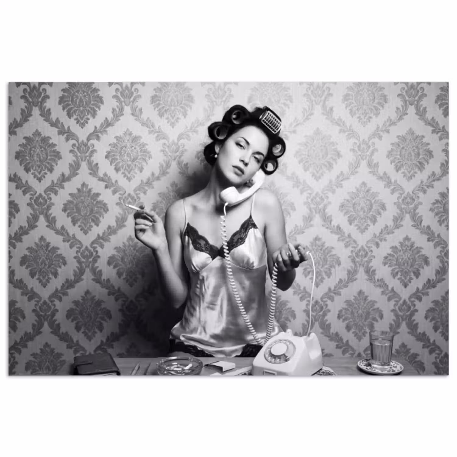 Poster - Chic - Vrouw - Zwart - Wit