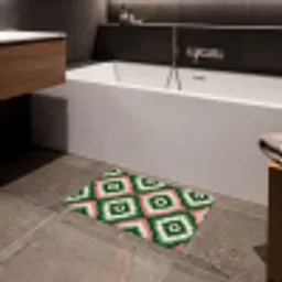 Ontwerp - Organisch - Kleurrijk Badmat klein 997 -sfeer3