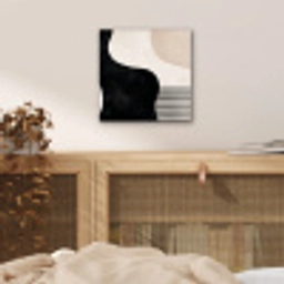 Abstract - Japandi - Beige - Modern aluminium wit klein -sfeer3