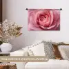 Roze - Roos - Romantisch Wandkleed katoen klein -sfeer1