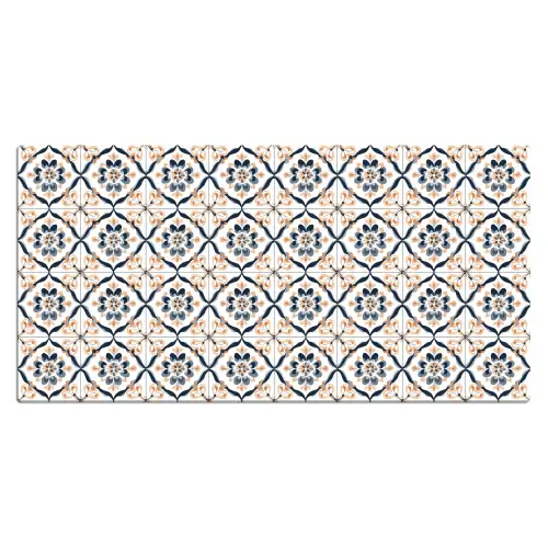 Bladvorm - Patroon - Kleurrijk Muismat XXL klein 681 -3d_leeg