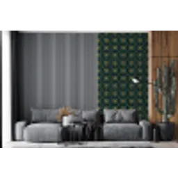 Geometrisch - Elegant - Groen fotobehang vinyl groot 64 -bank