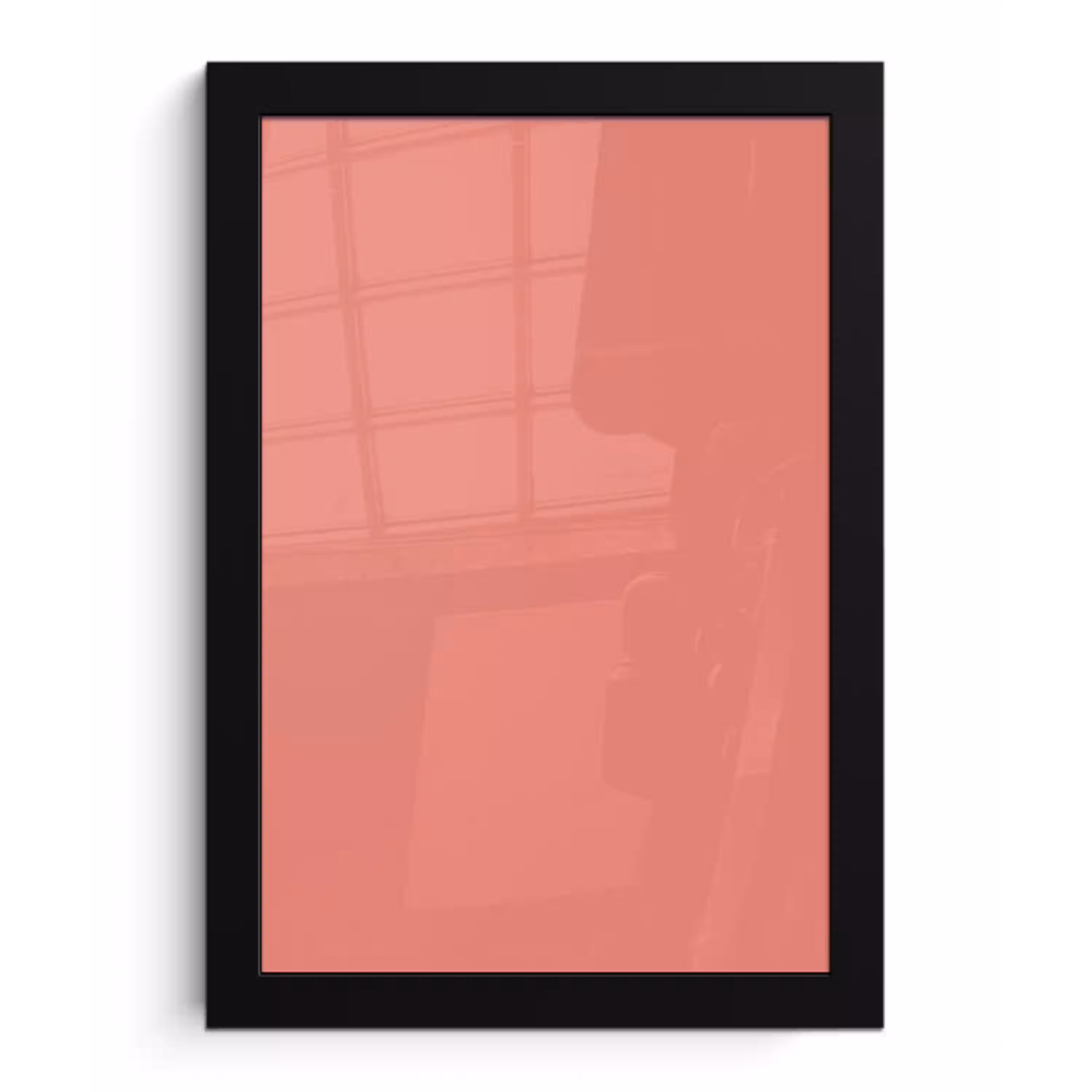 Coral - Reef - Rood fotolijst zwart zonder passe partout klein 224 -3d