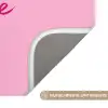Toedeloe - Roze - Minimalistisch Badmat klein -USP_AntislipDE