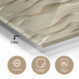 Golven - Patroon - Goud plexiglas 5mm klein 11 -wsfeer2_DE