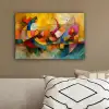 Kunst - Abstract - Modern canvas 2cm klein -sfeer3