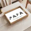 Papa - Collage de lettres Dienblad Rechthoek middel -sfeer1