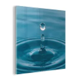 Waterdruppel - Water - Oppervlakte plexiglas 5mm klein -z3d