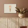 Minimalistisch - Schepijs - Hoorntje - Beige PET vilt klein -sfeer4
