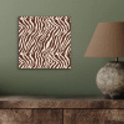 Zebra - Patroon - Zwart - Wit aluminium wit klein 46 -sfeer2