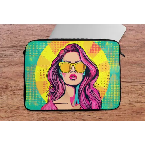 Zonnebril - Vrouw - Zonnig - Geel laptophoes neopreen klein -tafel