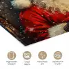 Kerstman - Kerst - Winter - Kerstboom poster papier klein -closeup_NL
