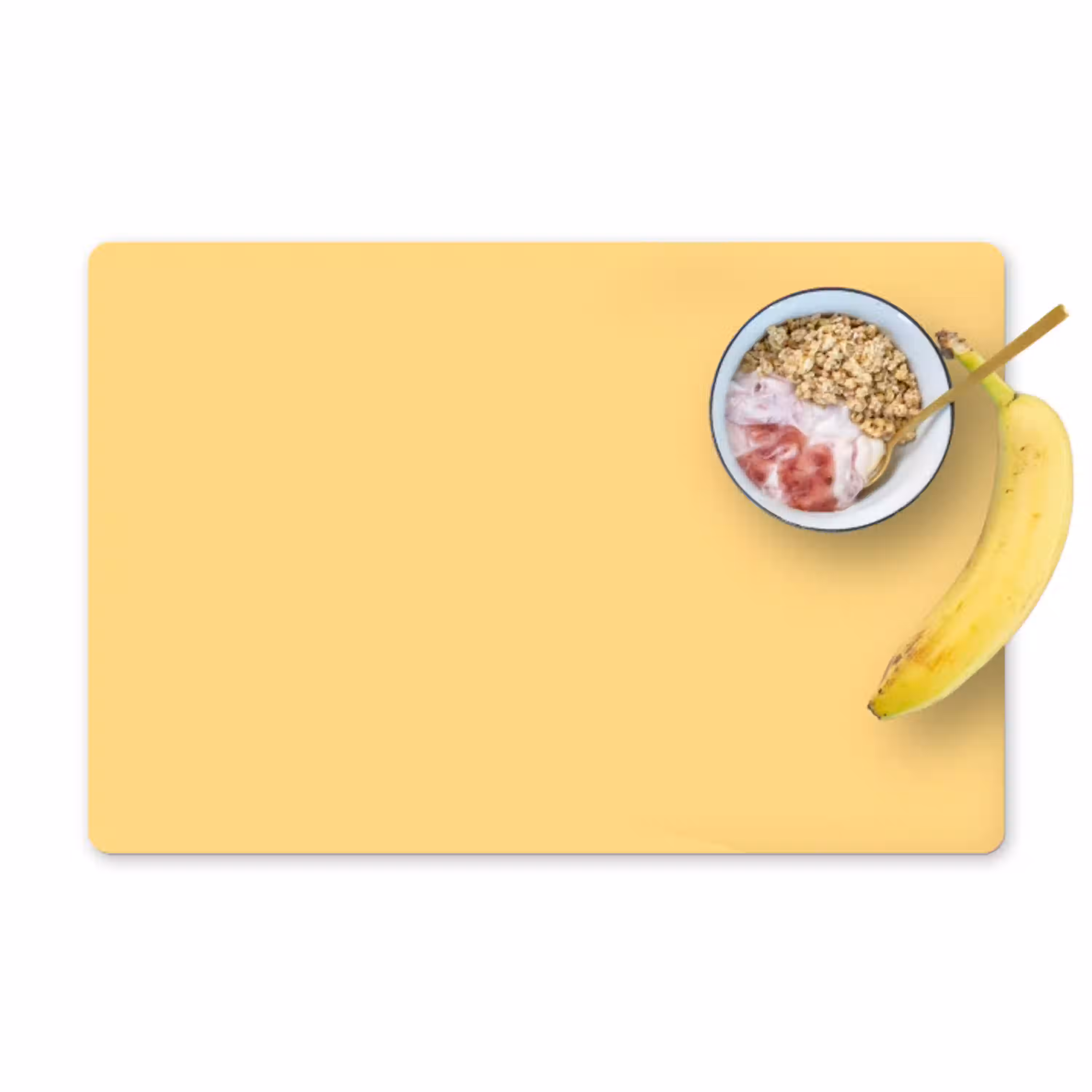 Butter - Geel - Yellow Placemat vinyl groot 368 -zzzproduct_Kitchenyeah-website