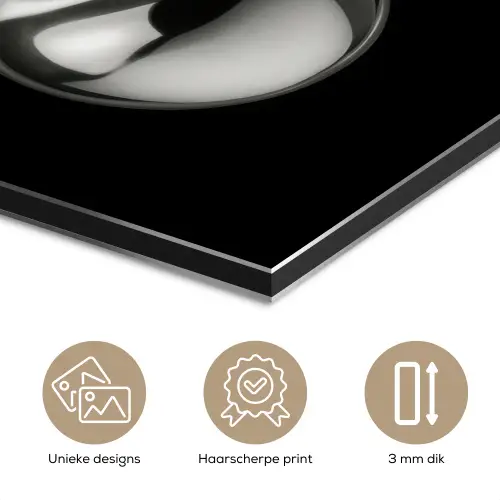 Kers - Luxueus - Metallic aluminium wit klein -closeup_NL