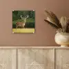 Hert - Gewei - Gras - Natuur - Dieren - Groen plexiglas 5mm klein -sfeer5