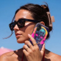 Palmbomen - Hoofd - Metallic - Zonsondergang Toughcase MagSafe Apple iPhone 17 klein -Sfeer2V