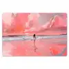 Roze - Surfen - Zee Placemat vinyl groot -zzsfeer1_Kitchenyeah-website