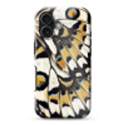Vlinder - Vleugel - Geel Toughcase MagSafe Apple iPhone 17 klein -3d