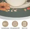 Kop - Bloemen - Groen - Koffie Akoestische PET Vilt - Rond klein -closeup_NL